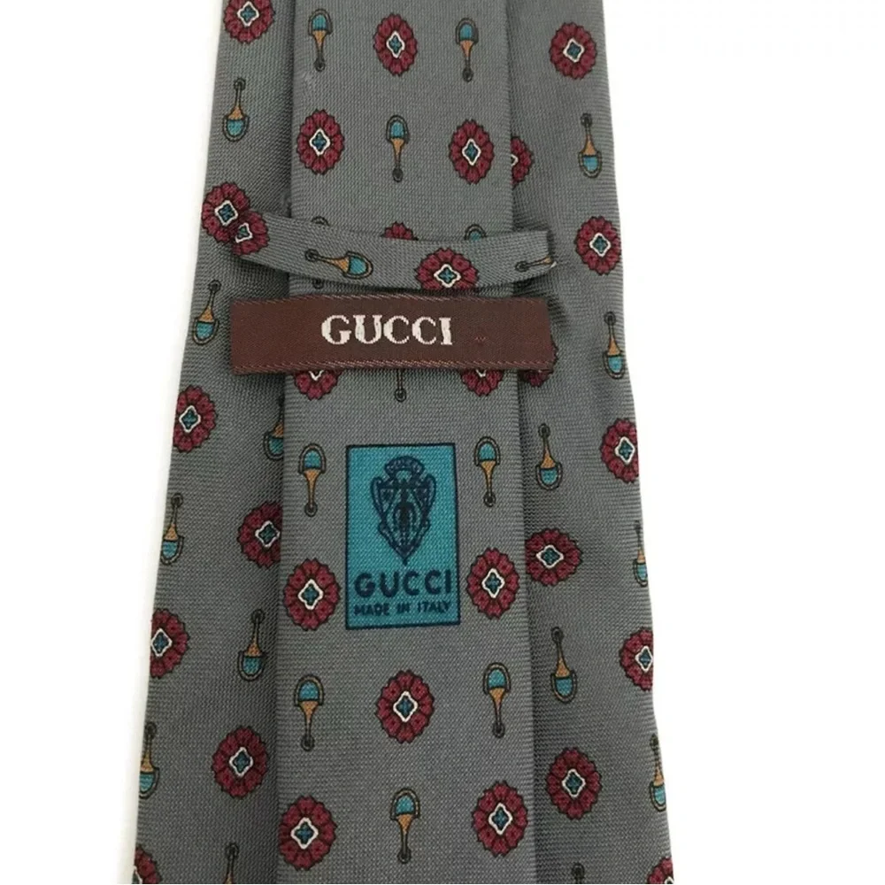 Authentic GUCCI Silk 100% Tie MultiColor